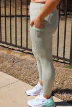 Load image into Gallery viewer, Sage Chasing Dreams High Waisted Leggings by LuvLeigh Apparel
