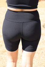 Load image into Gallery viewer, Black Feeling The Breeze Biker Shorts by LuvLeigh Apparel
