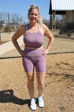 Load image into Gallery viewer, Lavender Hitting The Streets Biker Shorts by LuvLeigh Apparel
