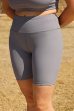 Load image into Gallery viewer, Grey Feeling The Breeze Biker Shorts by LuvLeigh Apparel

