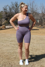 Load image into Gallery viewer, Lavender Walking The Line Sports Bra By LuvLeigh Apparel
