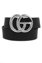 Load image into Gallery viewer, G Buckle Faux Leather Belt
