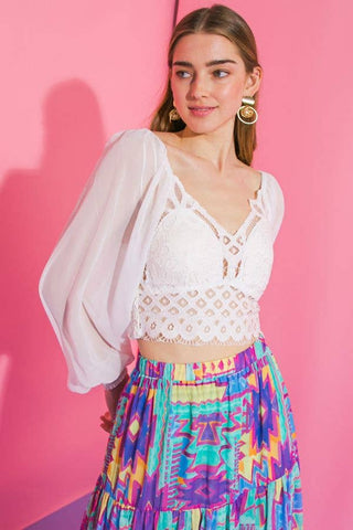 Cambrie Woven Top