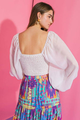 Cambrie Woven Top