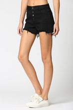 Load image into Gallery viewer, Sofie Black High Rise Mom Jean Shorts
