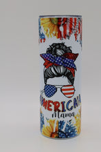 Load image into Gallery viewer, All American Mama Sunflower Tumbler
