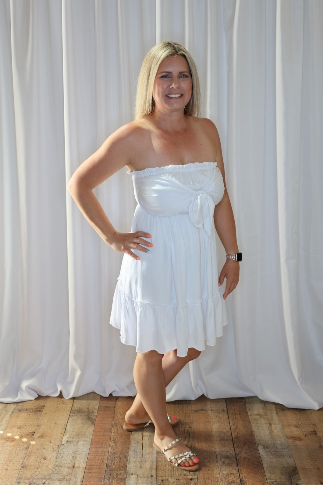 Blissful Summer White Dress