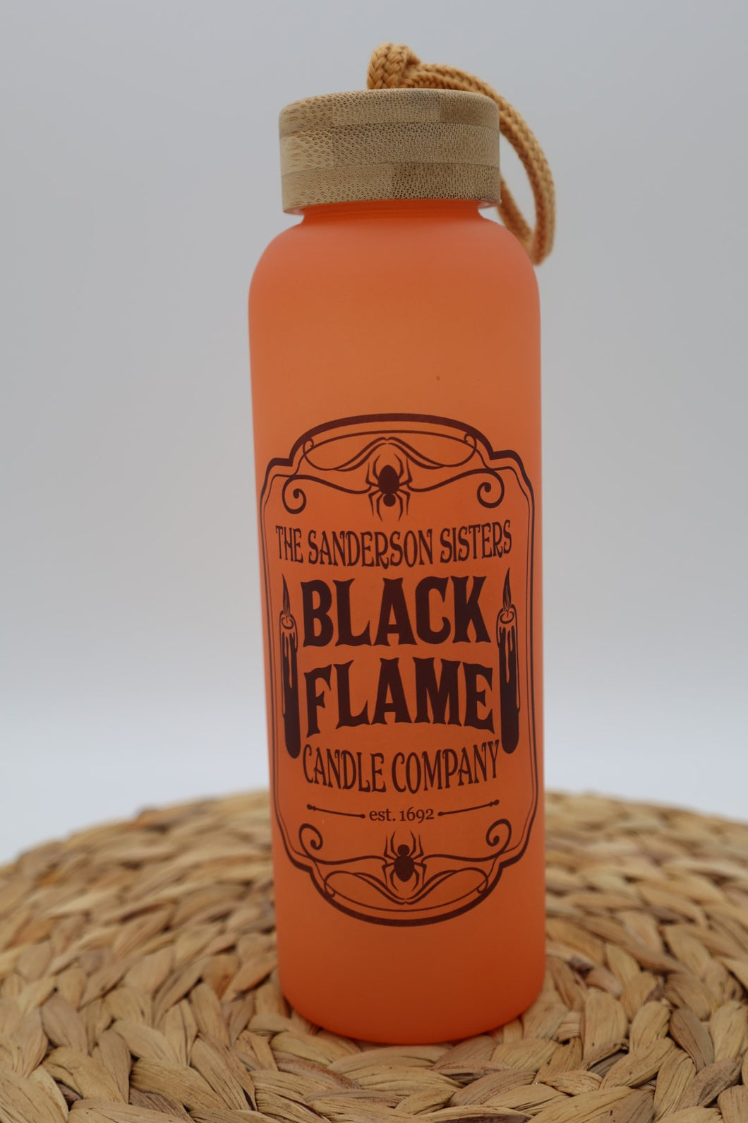 Black Flame Water Bottle