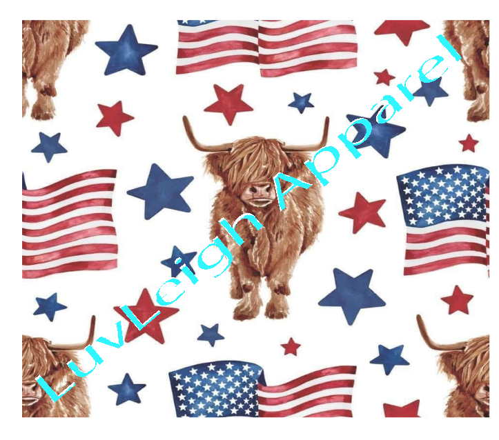Cow Stars and Stripes