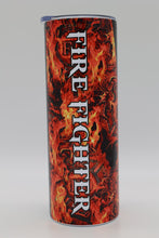 Load image into Gallery viewer, Fire Fighter Skull Tumbler
