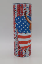 Load image into Gallery viewer, Patriotic Highland Cow Tumbler
