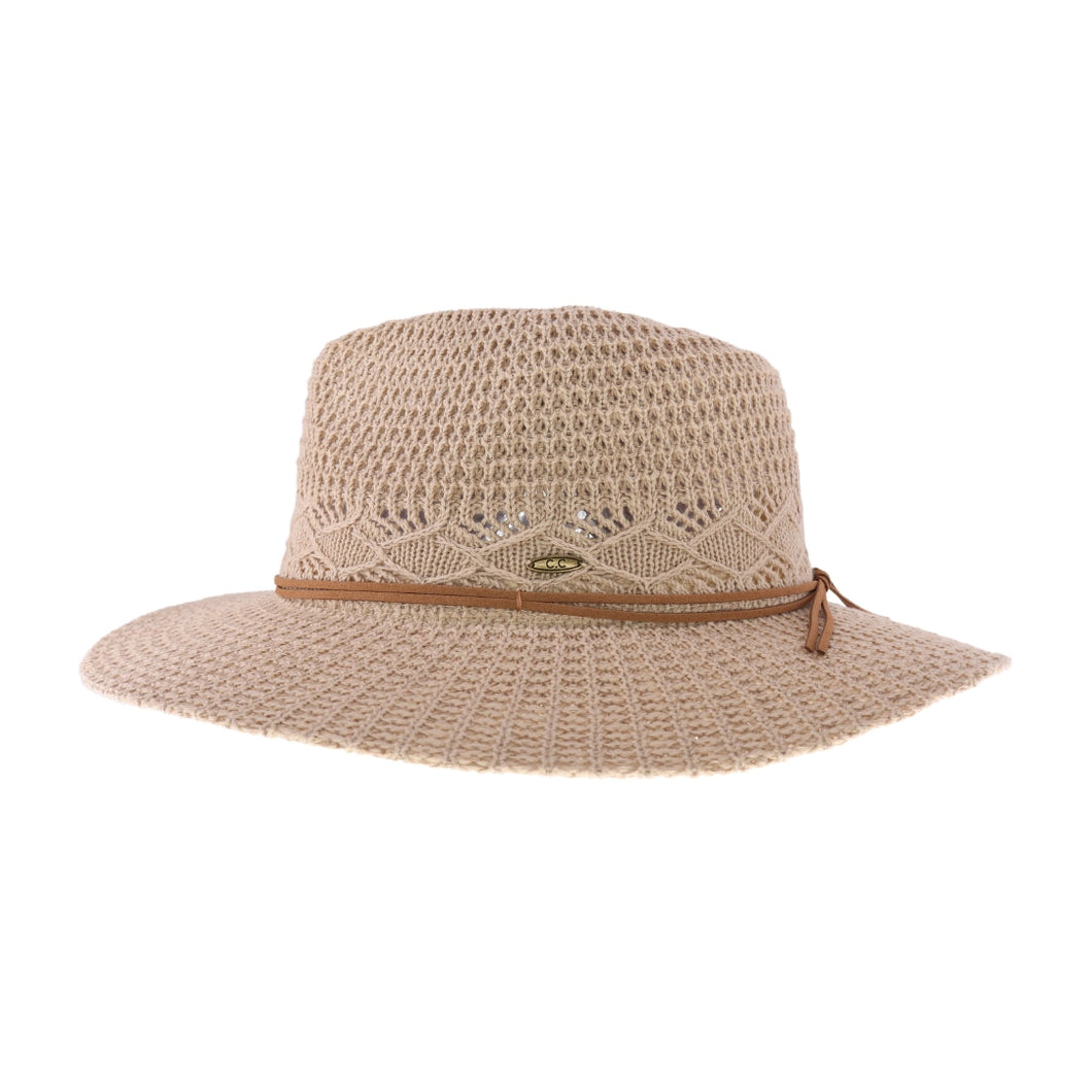 Grace Cotton Knit C.C Panama Hat