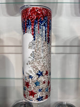 Load image into Gallery viewer, American Mama Glitter Tumbler
