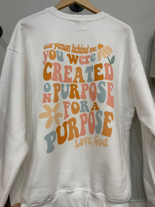 Created on Purpose Crewneck