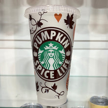Load image into Gallery viewer, Pumpkin Spice Life w/Hole Cold Cup
