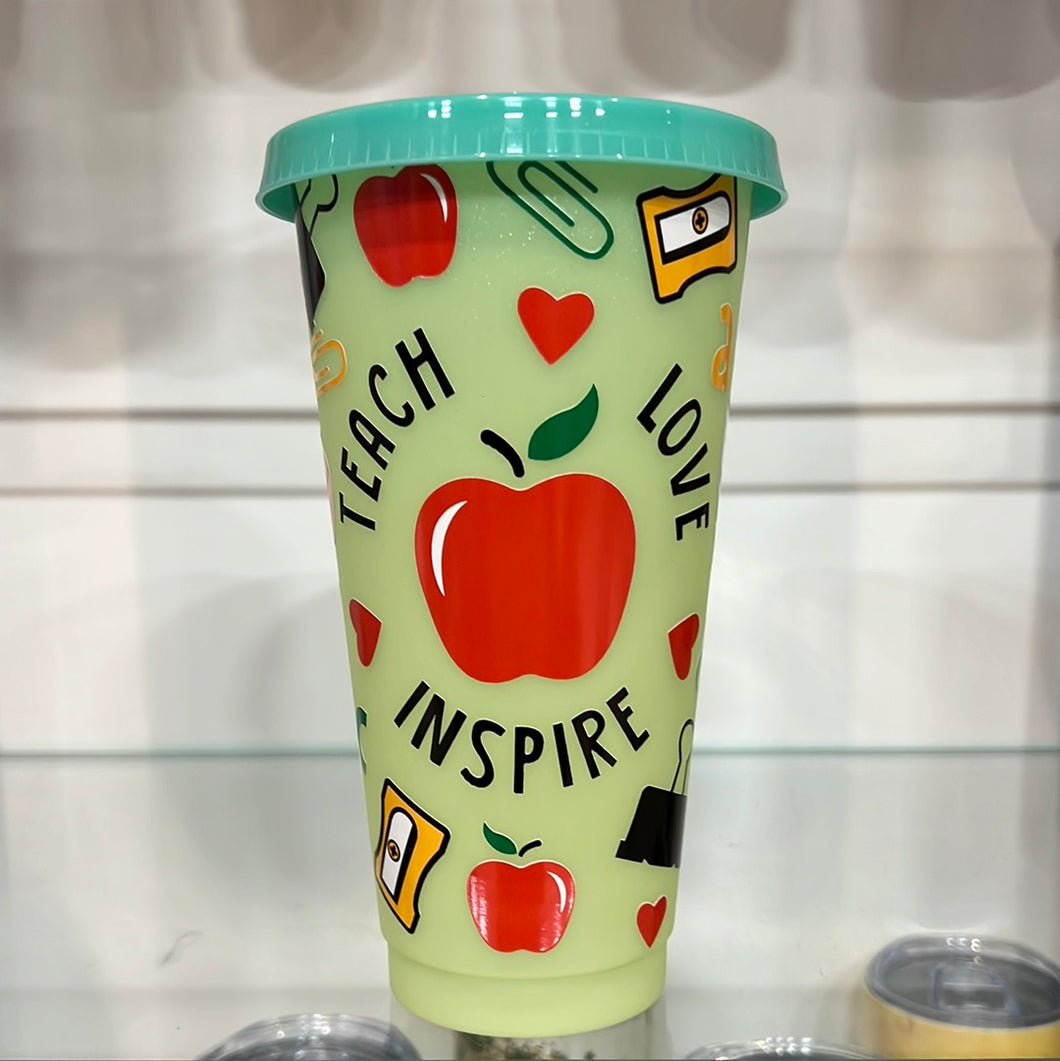 Teach Love Inspire Cold Cup