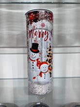 Load image into Gallery viewer, Snowman Family Tumbler

