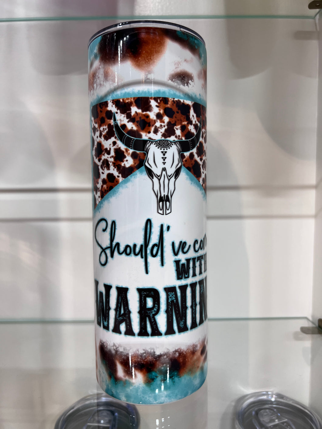 Warning Tumbler