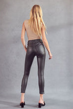 Load image into Gallery viewer, Janet High Rise Faux Leather Ankle Skinny Pants by LuvLeigh Apparel

